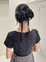 スウィープ(sweep)&nbsp;ツインアレンジ/タイトヘア/ヘアアレンジ/お呼ばれヘア/天神