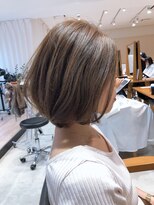 ネイロ 錦糸町(NeiRo)&nbsp;魅力倍増カールセミディシアーカラーダークアッシュショートヘア