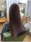 髪質改善カラーミルクティーベージュレイヤーカット