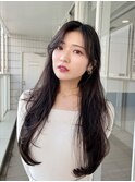 韓国カット/韓国ヘア/レイヤーカット/前髪カット/顔周りカット