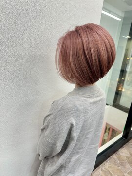 ヘアースマイルクー(HAIR SMILE COEUR) 【COEUR/HAYATO】ピンク　ブリーチ　ケアトリートメント