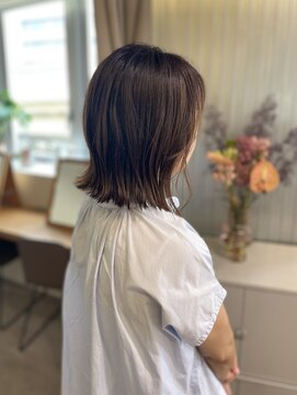 マッシュ チャヤマチ(MASHU chayamachi) 透明感カラー/ブリーチなし/オリーブブラウン/大阪梅田