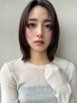 ミンクス 青山店(MINX) 【MINX】くびれヘア＋くすみベージュハイライトカラー_表参道