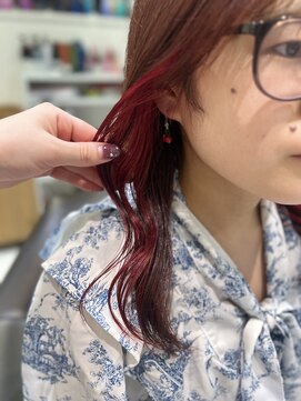 レアリバイケンジ(leali by KENJE) ・Earring RED・