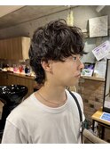 マッシュショートウルフ/メンズパーマ