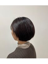 ヴァンカウンシル 清須店(VANCOUNCIL)&nbsp;首元スッキリ◎丸みショート×ダークブラウン