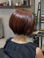 エリマ 横浜西口(elima)&nbsp;横浜西口ショートボブ顔周りレイヤーアッシュベージュカラー