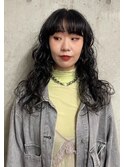 ワイドバング・ロングパーマ