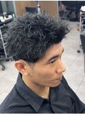 スパイキーショート 縮毛パーマ