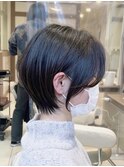 丸みショートボブ◎30代40代50代