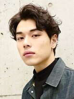 デプト(DEPT.) シャドウパーマセンターパートメンズパーマスパイラルパーマ眉毛