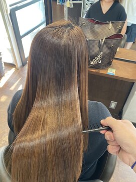 髪質改善ストレート