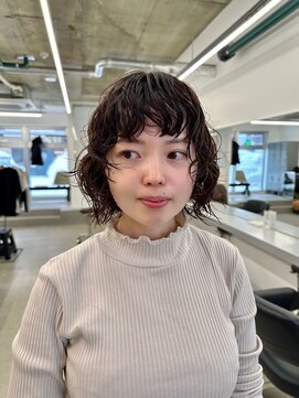 テンション(tension) スパイラルパーマボブレイヤーカット札幌駅大通駅バスセンター