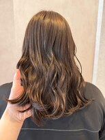 オン キャナルシティ博多前店(on) 【中里恵梨】ミディアム/チョコレートブラウン/艶感カラー/20代