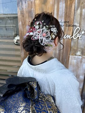 バンビ プライベート サロン(Bambi private salon) 着物ヘア　成人式ヘア　ヘアアレンジ
