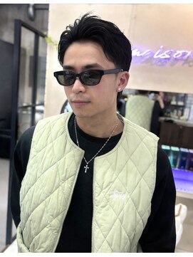 メゾン 吉祥寺北口(MAISON) 大人色気アップバング×フェード