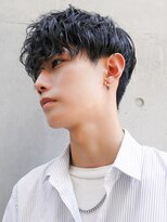 La fith hair link 瓢箪山店【ラフィス ヘアー リンク】【8月29日OPEN（予定）】&nbsp;ニュアンスパーマ×メンズ刈り上げツーブロックマッシュ