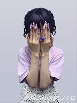 アールエーサロン モノクロ 虎ノ門(RA SALON モノクロ)&nbsp;【推し活ヘアメ】編み上げハーフツインヘア