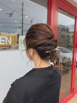 アモヘアー 城山店(amo hair) : ショートボブアレンジ