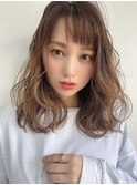 大人かわいいゆるふわ愛されミディ◎ヌーディーベージュ