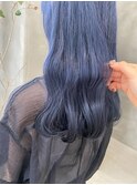 ネイビー ネイビーブルー 青 暗髪 ブルーブラックディープブルー