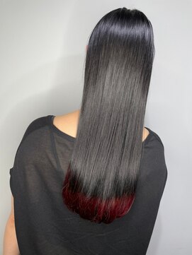 キリカ 中野(KIRIKA) ベース/逆三角/マロンベージュ/Aラインボブ/かきあげ/中野駅