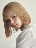 ボブ/カーキグレージュ/マッシュショート/大人かわいい[新宿駅]