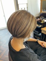 オル(Olu)&nbsp;【MASAYA】脱白髪染めハイライトカラー