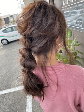 ソポププ(sopo pupu) ベージュカラー　アレンジ