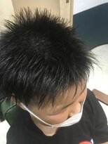 ヘアサロンアンドヘアメイクディー(hair salon hair make D)&nbsp;仙台D　ブラザーカット×刈り上げツーブロック　キッズstyle２