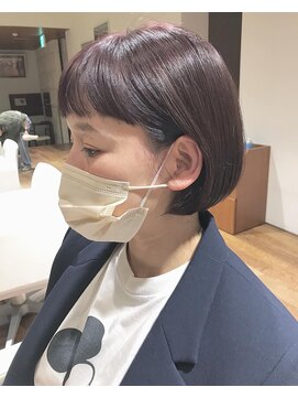 ゴットイール(GOTTO eel) プツッと×ミニボブ×パープルカラー