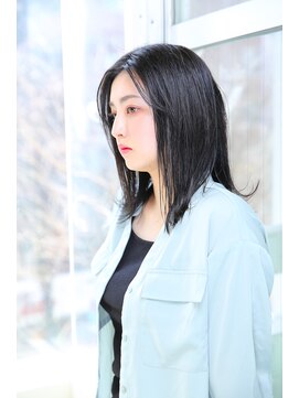 アエレ(Aere) 【Aere池袋】セミロング×黒髪×外はね☆小林正重