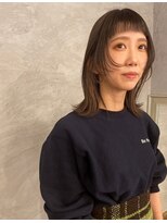 マルケ ドゥ マッシュ(MaruQuee de mashu)&nbsp;ぱつっと前髪×顔周りレイヤー