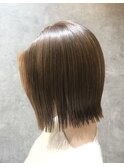 切りっぱなしボブ