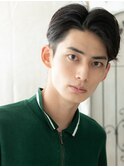 ナチュラルツーブロック七三分け好感度マッシュヘアe名護大東