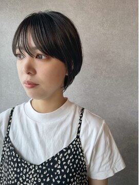 イトシテ 黒髪×レイヤーショート【担当　ジン　トモヒト】