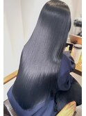 髪質改善♪ブルーブラック