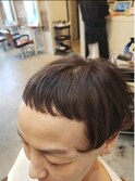 前髪パツパツショートボブ