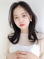 ケーツー エソラ池袋店(K-two)&nbsp;くびれヘア*ロングヘア*センター分け*センターパート*黒髪1