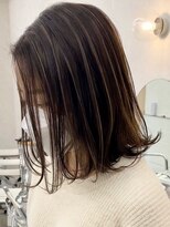 キノ(kino)&nbsp;ミディアムハイライトカラーミルクティコントラスト