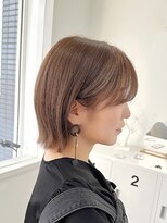 スイ(suiw)&nbsp;イメチェンミニボブミルクティーベージュ【suiw】昭和町/天王寺