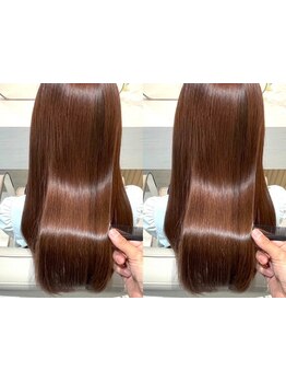 女性支持率◎ やわらかストレート×顔まわりデザイン