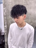 メンズサロン キング 高槻店(Men’s salon K!ng) 縮毛矯正髪質改善ハイライトレイヤーカット高槻美容室エクステ