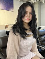 フェブ(fev)&nbsp;【Fev_kaede】透けblack、natural海外layer