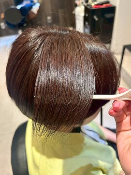 ダブル(W) 髪質改善/カラーエステ/ストレート/ショート