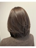 暗めカラー/グランマッシュ[レイヤーカット/髪質改善/銀座]