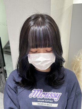 ピヨン 心斎橋(piLLon) バングカラー/インナーカラー/アッシュカラー/デザインカラー