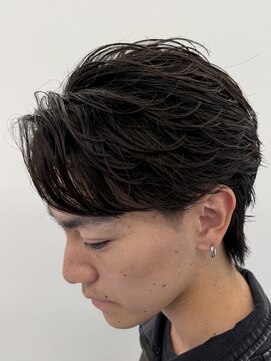 ビカムメンズヘアー 栄店(become men's hair) フェザーパーマウルフ／ニュアンスパーマ／名古屋栄メンズカット