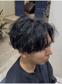 仙台スパイラルスパイキーショートフェザーパーマシャドウパーマ
