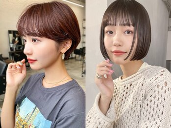 フォト 富山(foto)の写真/[カット+トリートメント￥5300]骨格診断で魅力を引き出すショート◎前髪カット/顔周りレイヤーで小顔を実現